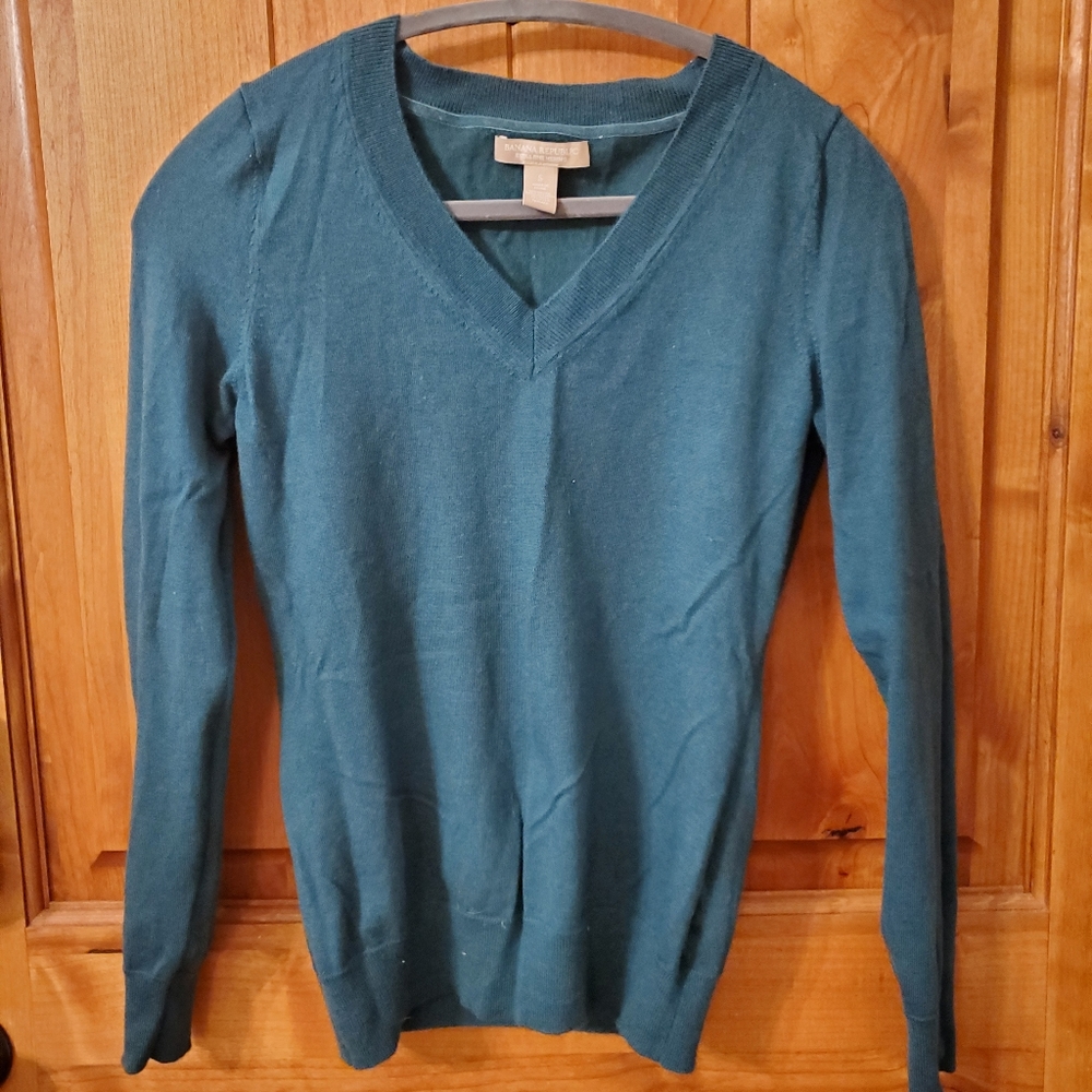 💋Green banana republic sweater